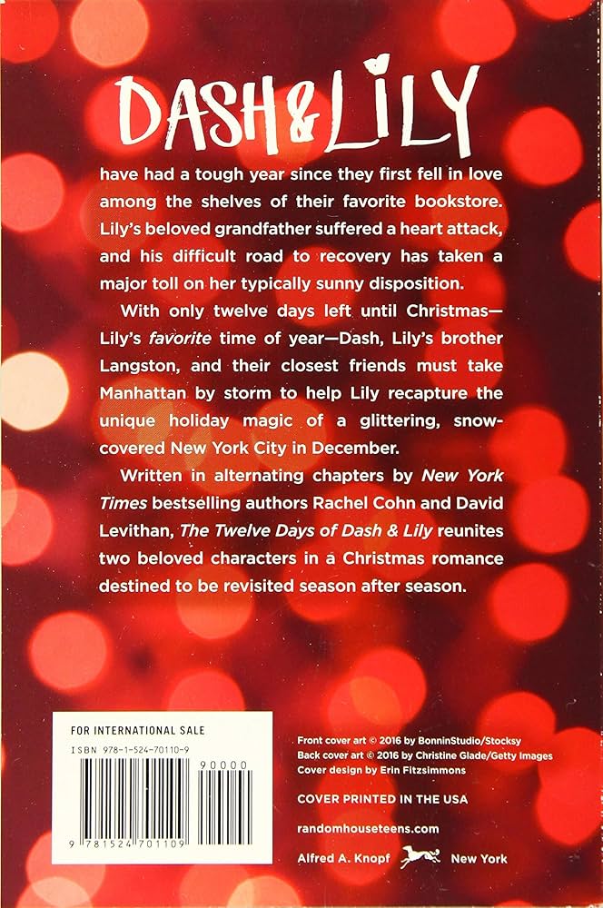 The Twelve Days of Dash & Lily: Rachel Cohn, David Levithan